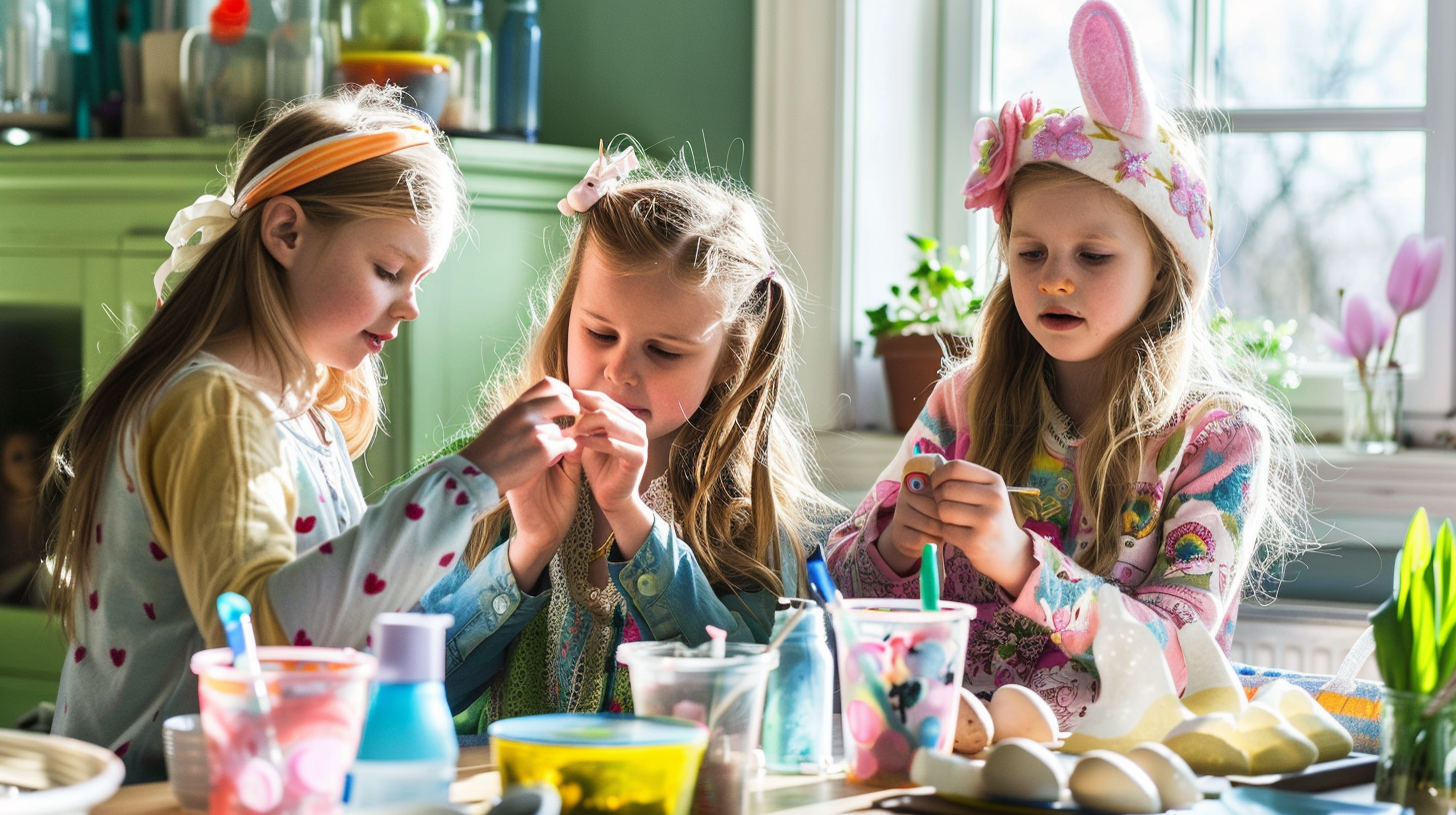 5 roliga påskpyssel för barn, enkla idéer att testa hemma!