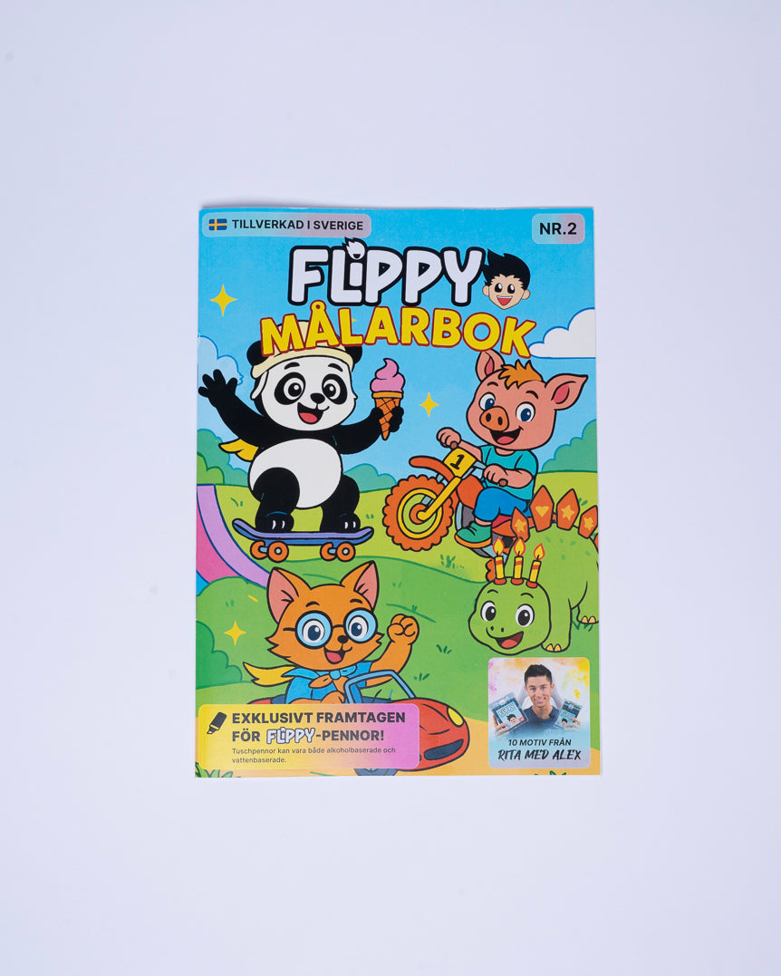 Målarbok 2 - Rita med Alex