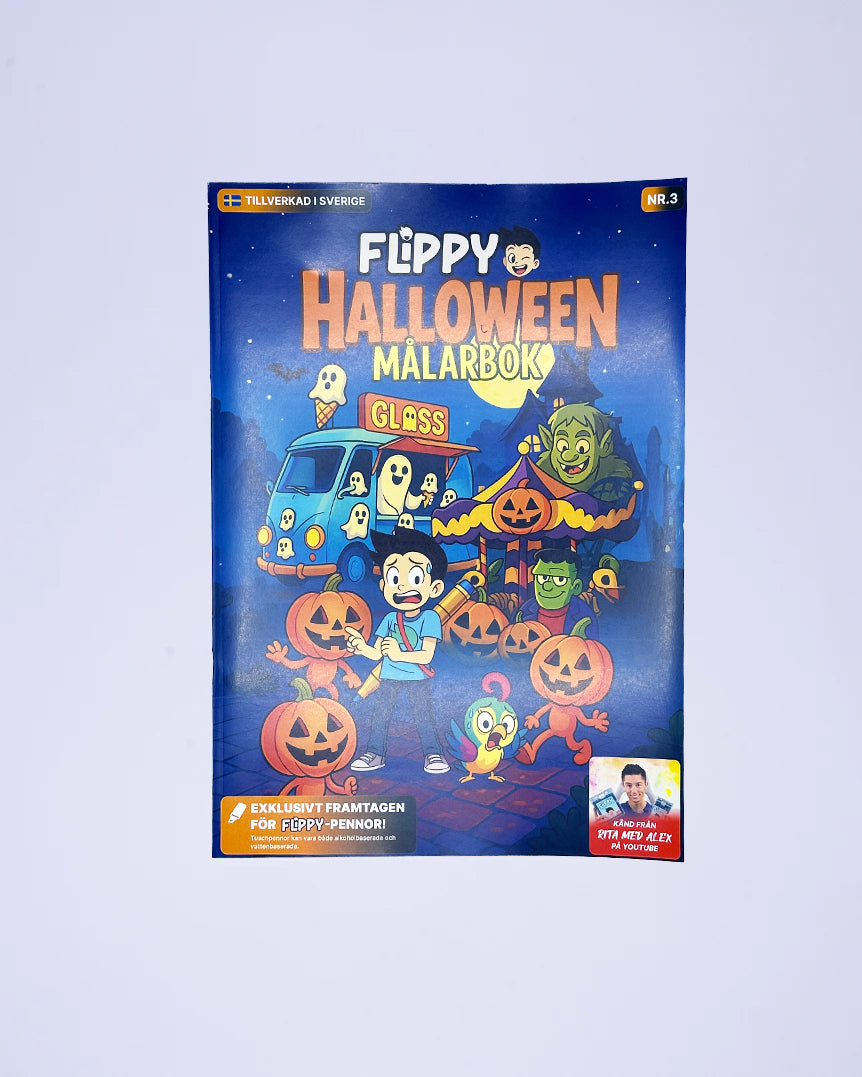 Pysselmålarbok Halloween