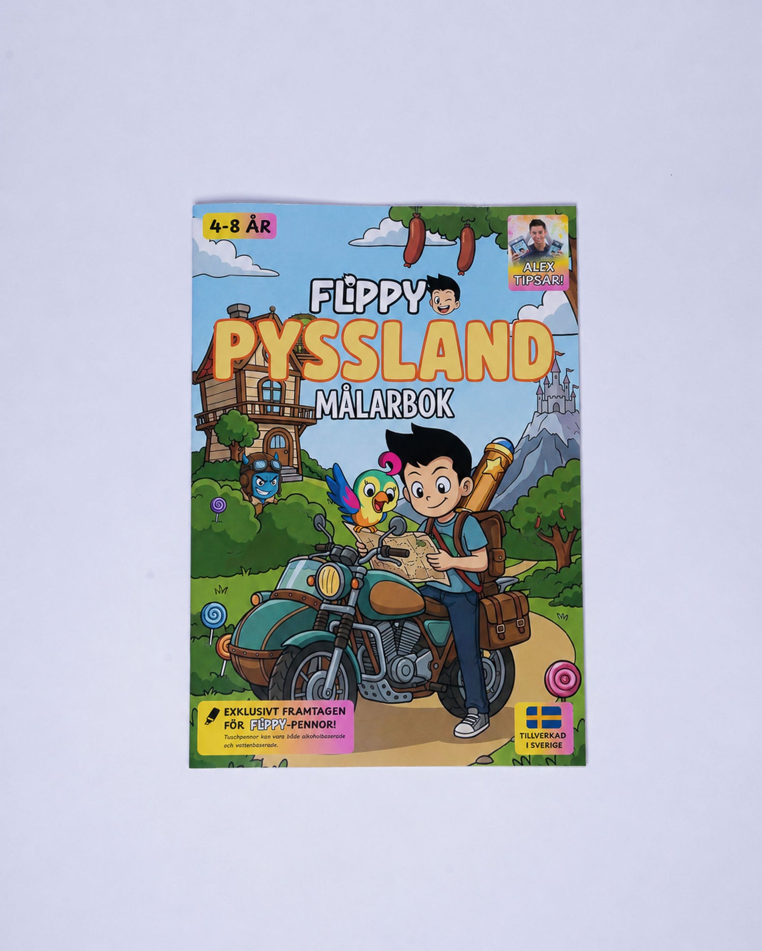 Målarbok Pyssland